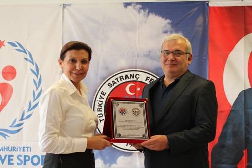 TSF Başkanı Tulay ve KKSF Asbaşkanı Halil Şentuğ